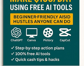 AI Side Hustle Guide: Geld verdienen mit KI-Tools (Digitaler Download PDF)