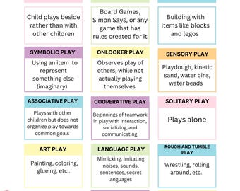 Types of Play Information Sheet