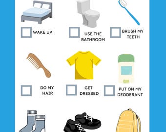ADL Morning Routine Checklist!