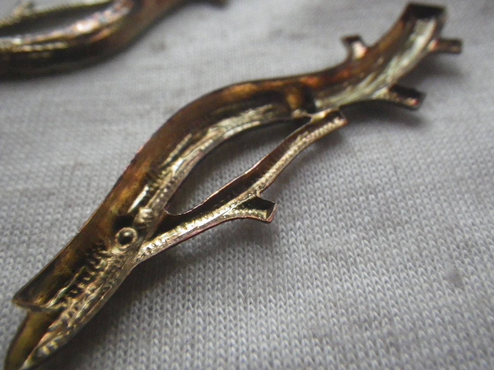 Two Inch Branch Graceful Curved Brass Ox Two Inch Branch Stampings 2 Pcs - Etsy