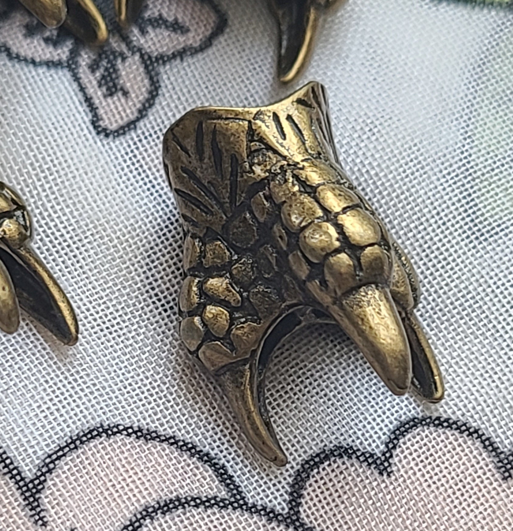 Fierce Claw Brass Ox Bead Caps 19x15mm 4 Pcs - Etsy