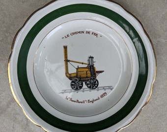 Gien France decorative small french side plate