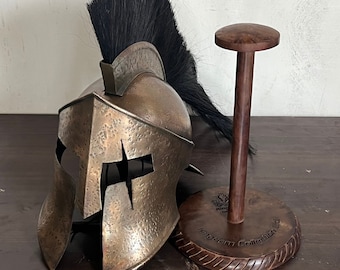 Special Battle Edition Spartan Helmet for Role Play with Free Display Stand