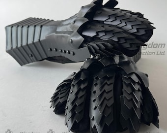 Ringwraith Nazgûl Gauntlets Black Gauntlets Steel Medieval Armor Gloves Gift for Him