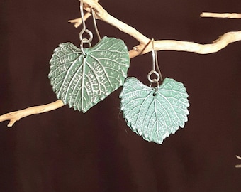 Grape Leaf Earrings