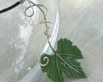 Twining Grape Vine Necklace