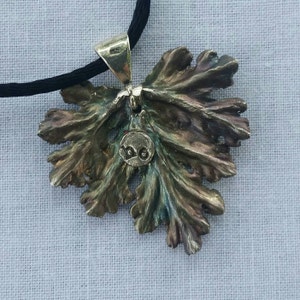 Silver Geranium Necklace image 5