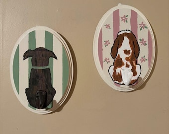 Custom Dog Silhouette Wall Hook