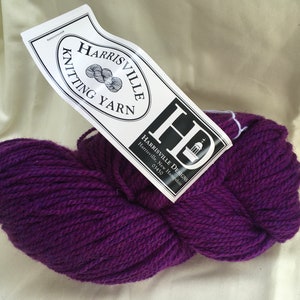 Harrisville Highland Knitting / Weaving Yarn - Color, Plum