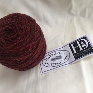 Harrisville Highland Knitting / Weaving Yarn - Color, Russet