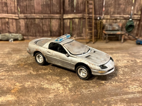 1997 Chevy Camaro 4th Gen Customized 1 64 Scale Diecast Police Car. Custom Barn Find Style. Weathered and Rusty Car for Junkyard Diorama Etsy