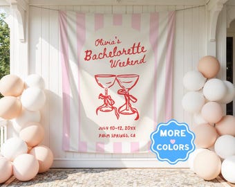 Bachelorette Signs Custom Bachelorette Tapestry Custom Bachelorette Banner Custom Party Sign Bachelorette