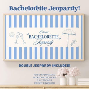 Last Toast on the Coast Bachelorette Jeopardy Game Bach Party Game Bachelorette Weekend Bach Jeopardy Bridal Shower Game Hen Party Game
