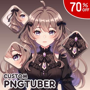CUSTOM PNGTUBER | PNGtuber Model, PNG Model, PNGtuber Anime PNGtuber, PNGtuber Character, PNGtuber Commissions, PNGtuber for Streamer