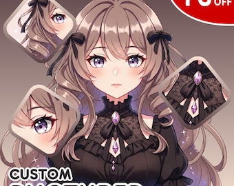 CUSTOM PNGTUBER | PNGtuber Model, PNG Model, PNGtuber Anime PNGtuber, PNGtuber Character, PNGtuber Commissions, PNGtuber for Streamer