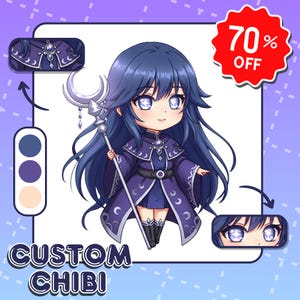 カスタムちびイラスト | アニメちびアート | PFP、ステッカー、ファンアートなど | かわいいパーソナライズちびキャラクターコミッション