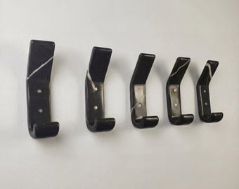 Handmade Alexander Black Marble Wall Hook: Minimalist Home Decor