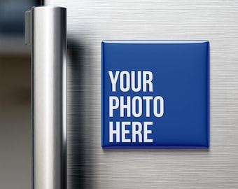 Custom Photo Magnet – Personalized Picture Magnet, Fridge or Locker Magnet, Family Keepsake Gift