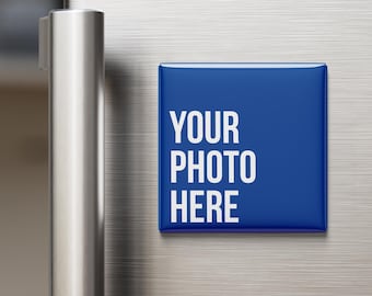 Aangepaste fotokoelkastmagneten: gepersonaliseerde familieherinnering (2 x 2")