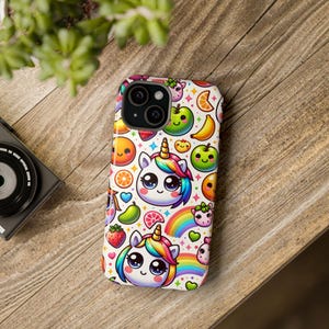 Cute 3D Fruits and Unicorns MagSafe Tough Phone Case