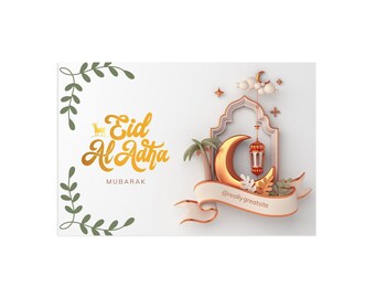 Eid Mubarek. Fine Art Postcards