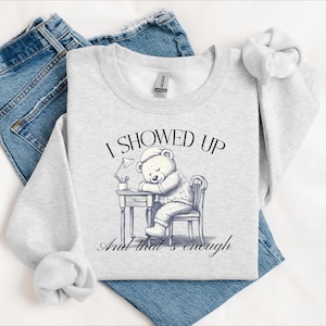 Teddy Bear Sweater, Vintage Bear Sweater, Bear Themed Sweater Gift for Teddy Bear Lover, Funny Bear Sweatshirt, Cute Bear Shirt Gift for Her