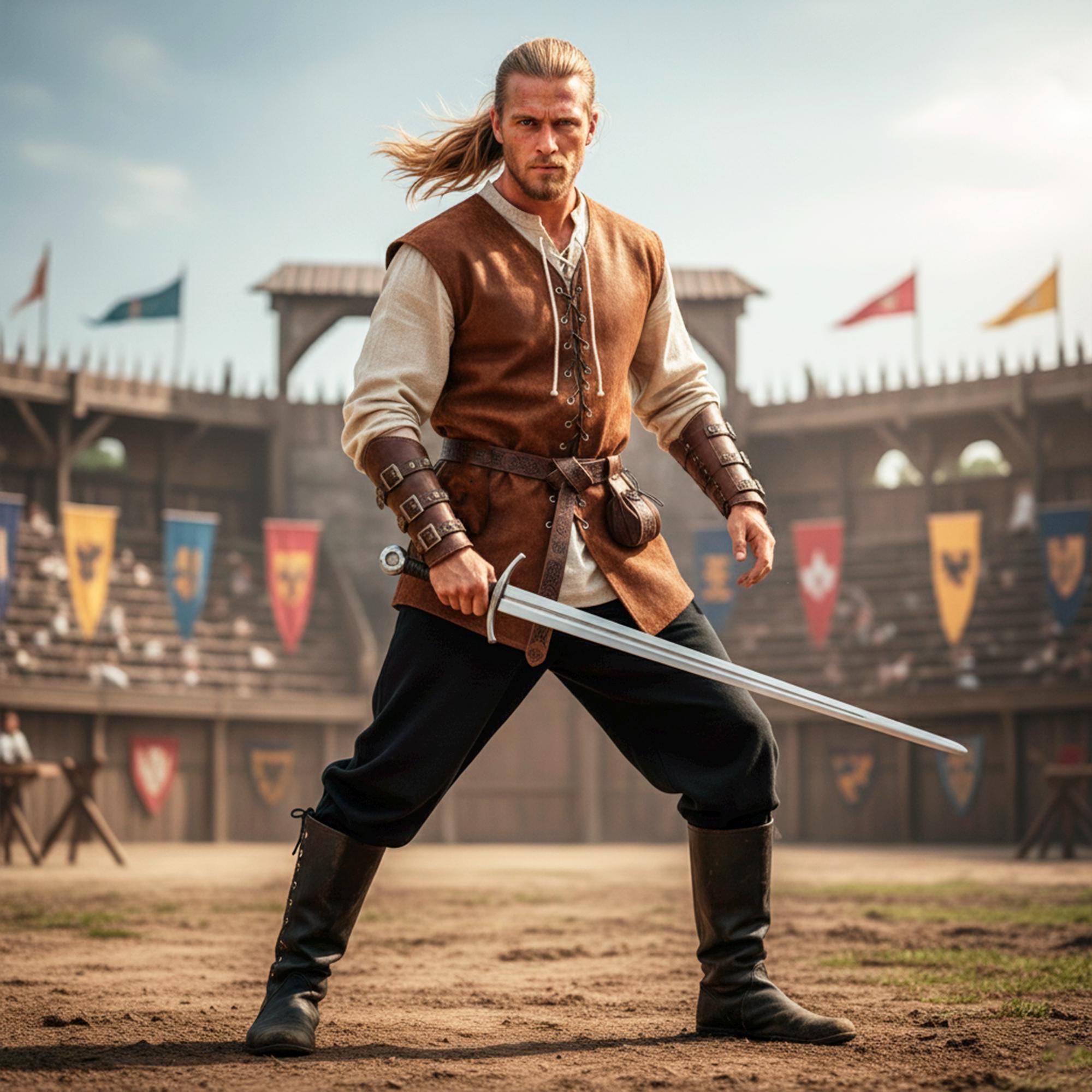 Adults Adult Costume: Viking Man (disfraz