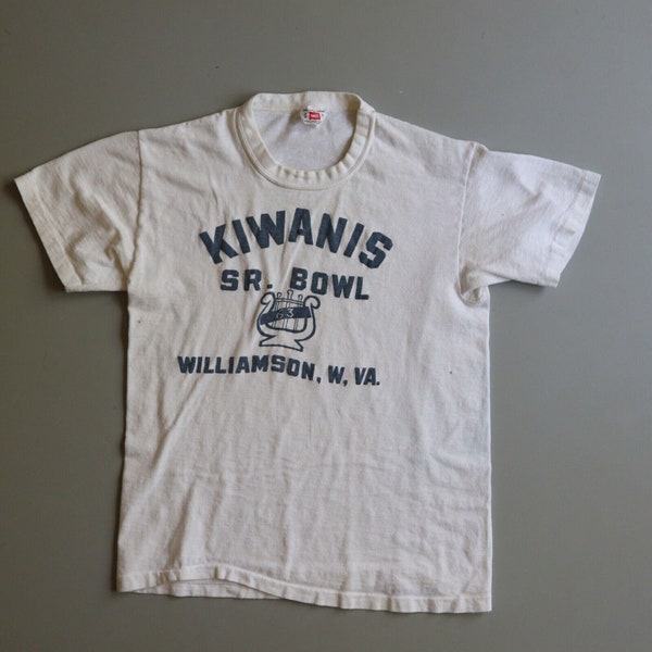 Vintage 1960er West Virginia Kiwanis Club T-Shirt Vintage 60er Jahre XS Hanes