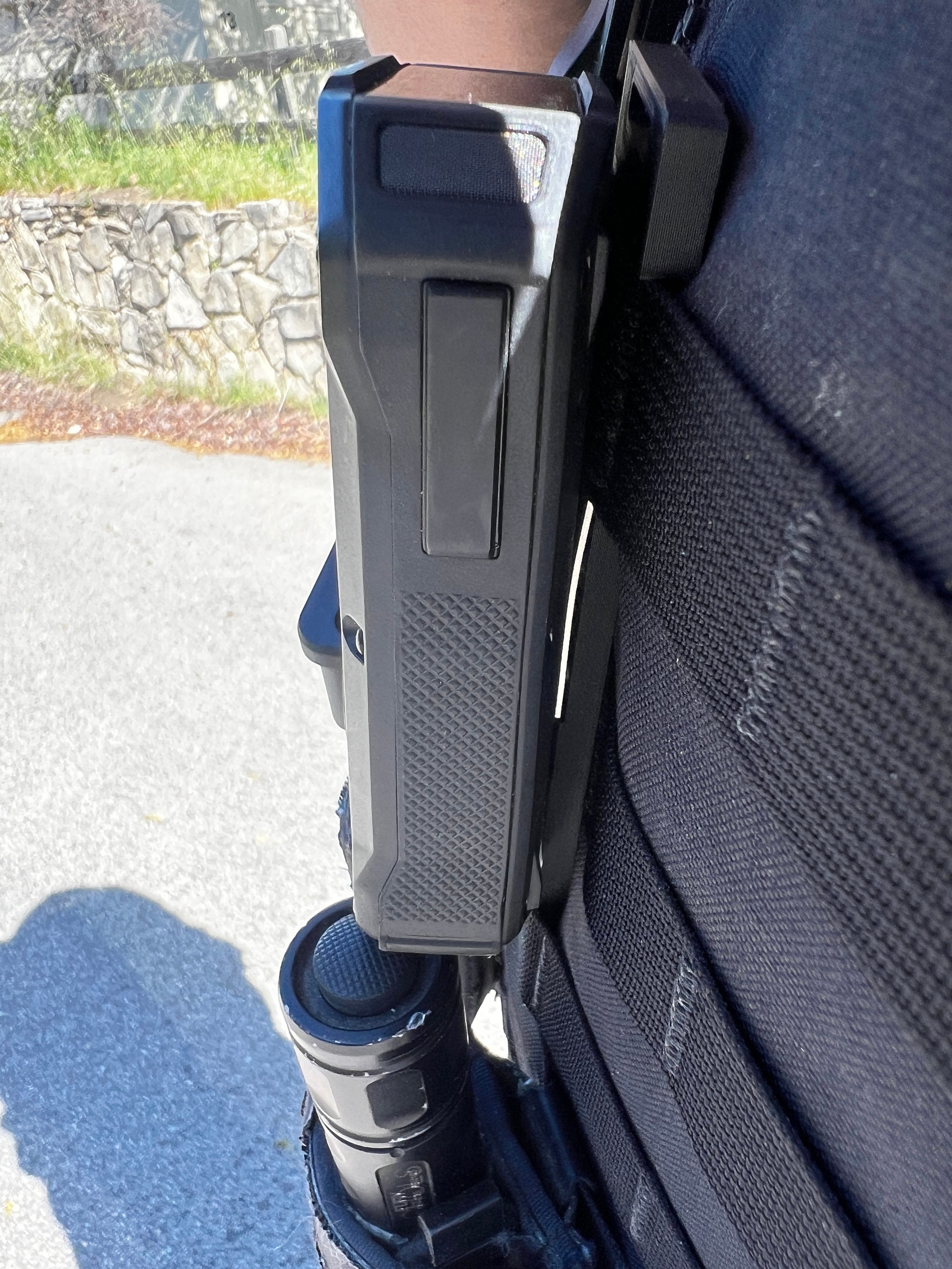 Low Profile Axon Body Camera MOLLE Mount. see Installation Instructions