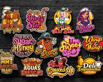 I will do custom restaurant, catering, food, cafe, BBQ, juice bar, bakery logo design within 24 hours