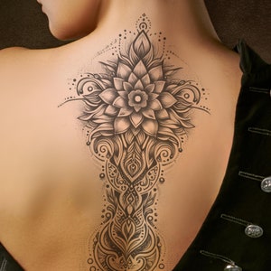 Flower Tattoo Desing. Ornamental Tattoo Design. Ornament tattoo. Woman tatto design.Flowers Tattoo desing. flowers tattoo. flowers png