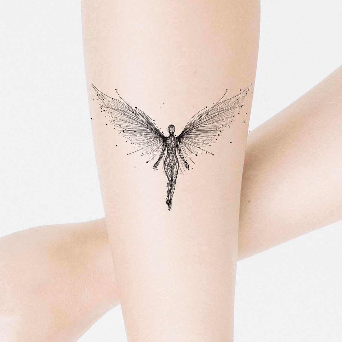 Angel Tattoo Design - Etsy