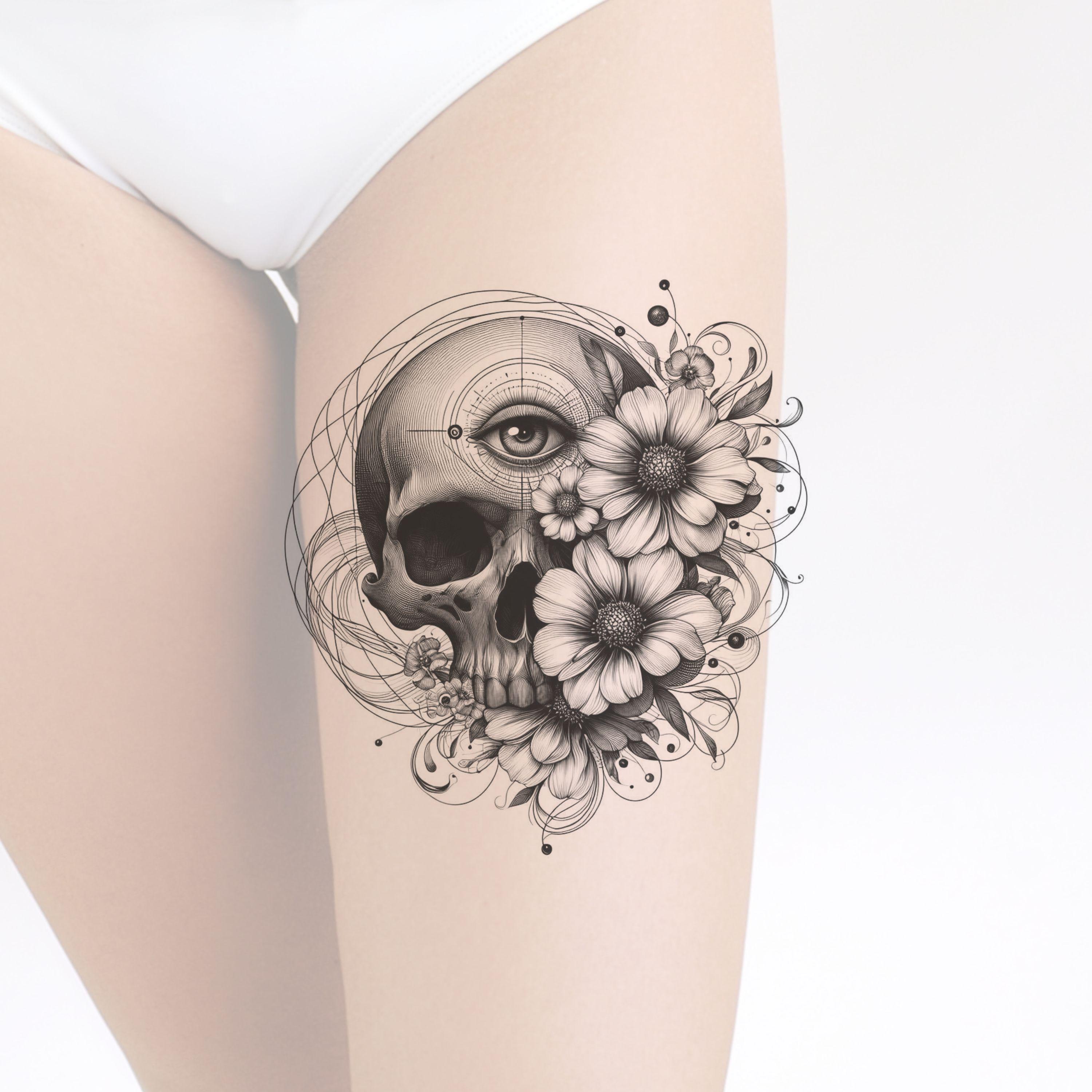 Skulls, Flowers, and Bold Tattoo Magic