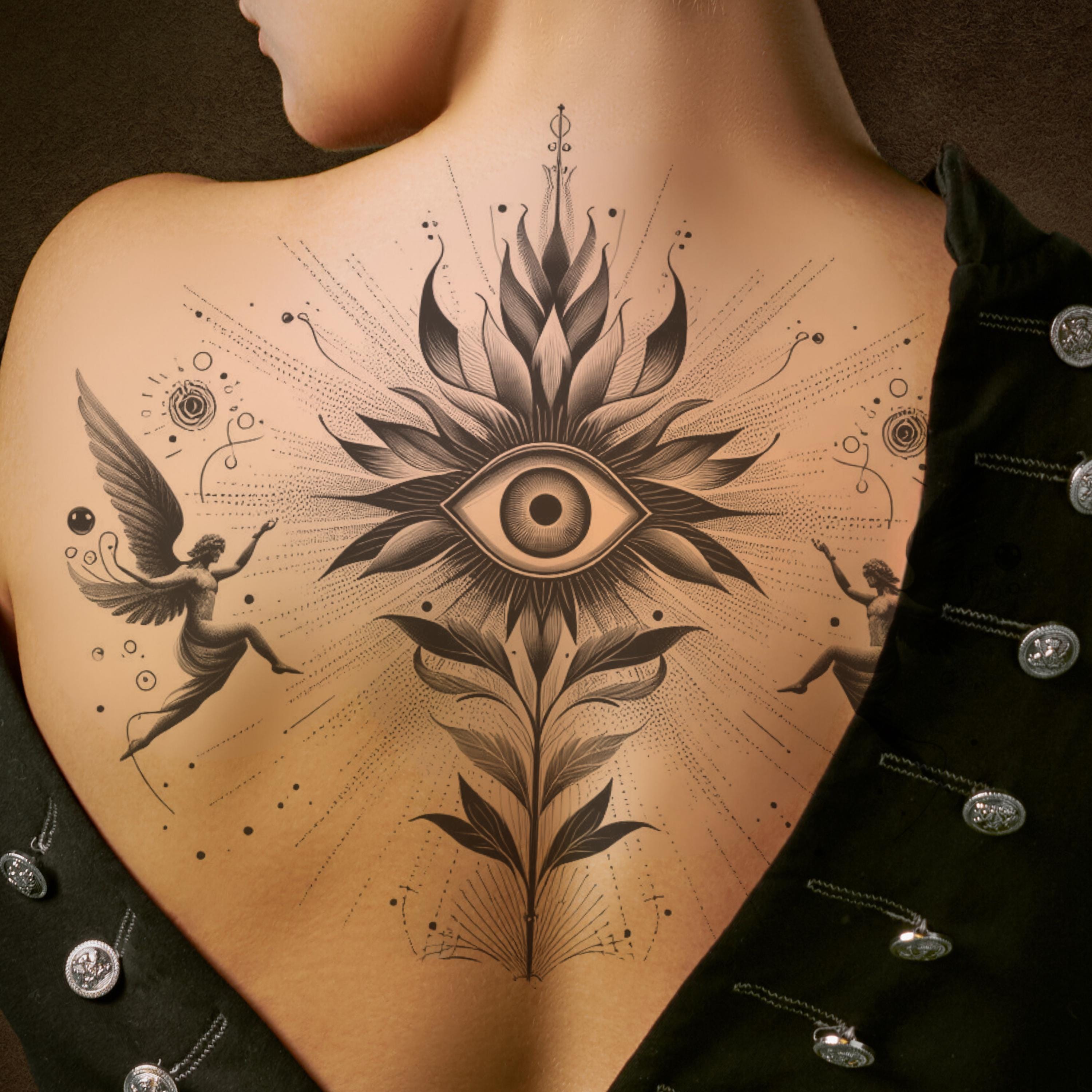 Back Eye Tattoo: Mystical & Powerful
