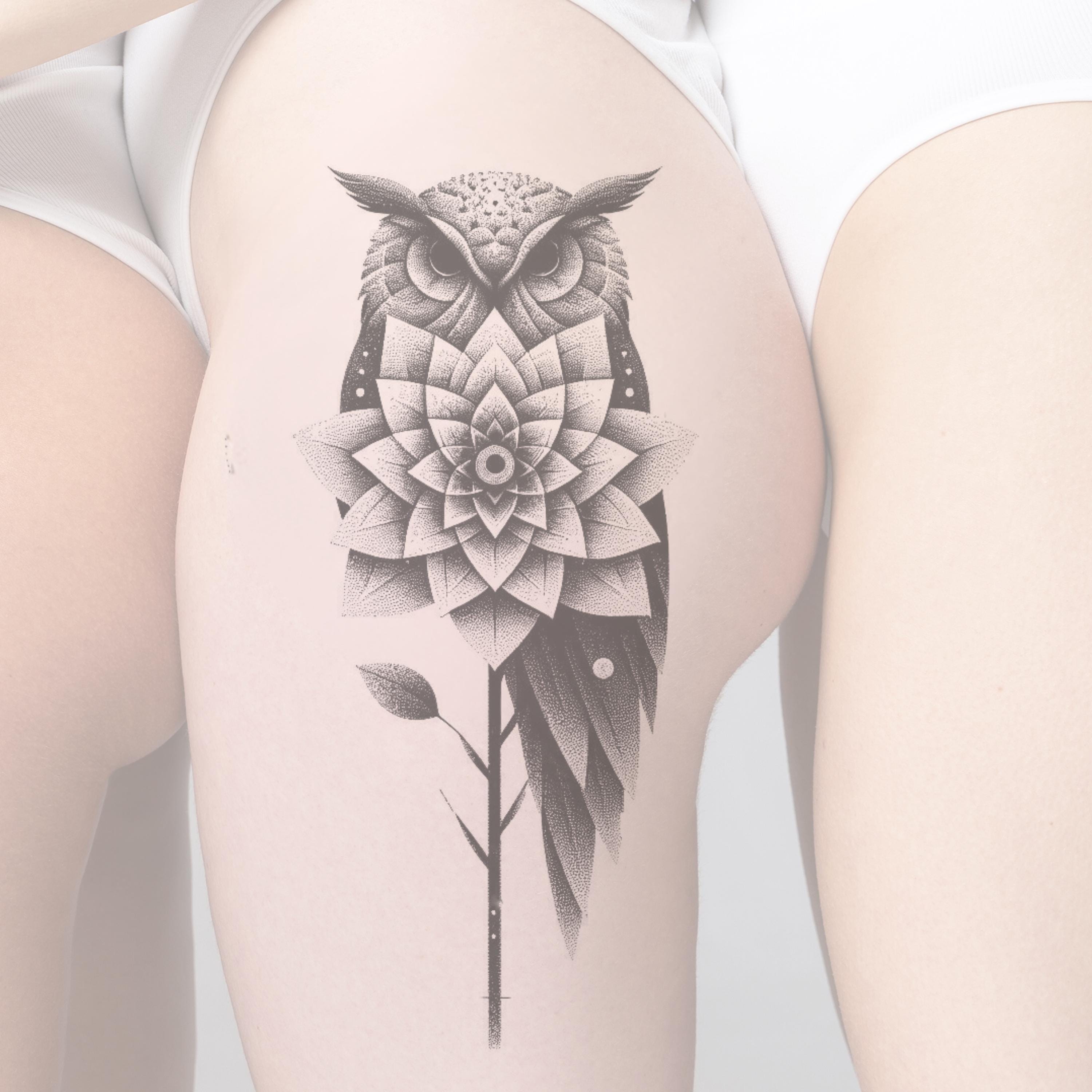 eulen tattoos - Temu Deutschland, image size:3000x3000