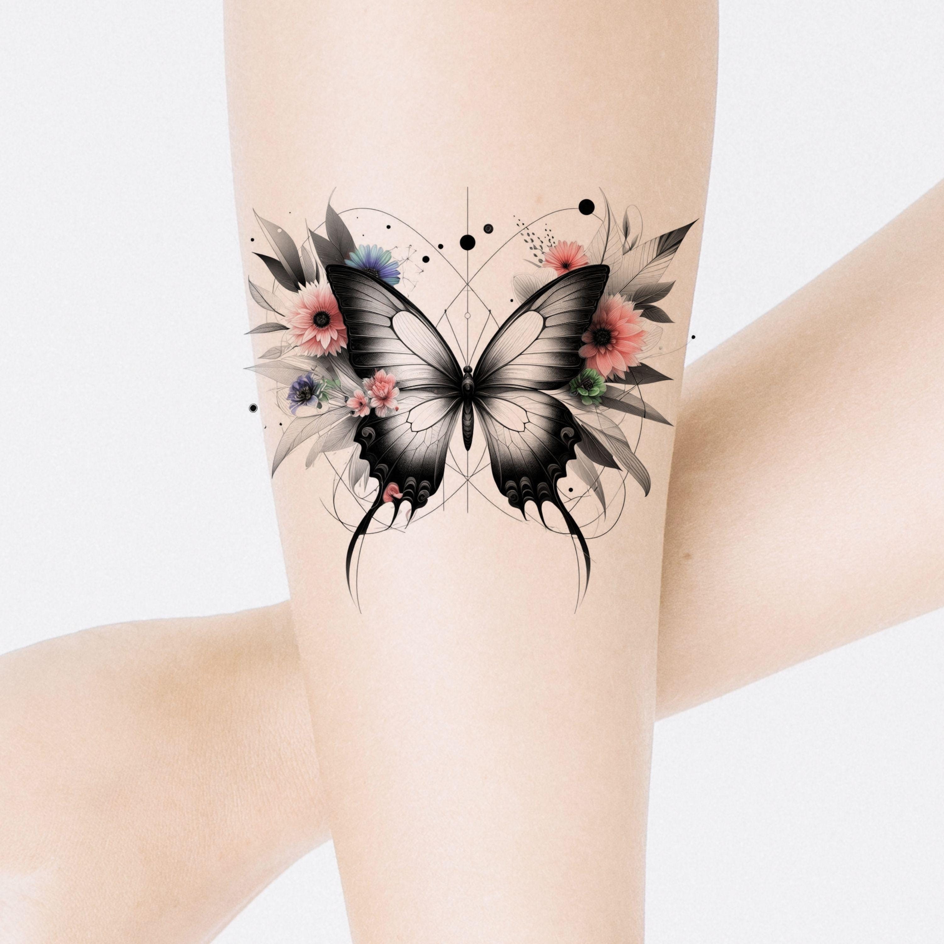 Butterfly tattoo for men - Etsy Österreich, image size:3000x3000