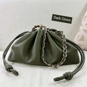 Soft Leather Shoulder Bag, Women's Leather Tote Bag, Minimal Design — free download