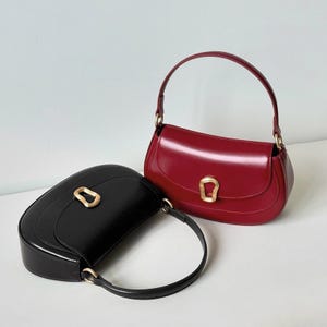 Sac à main en cuir à poignée supérieure, Sac à main en cuir pour femme, Porte-monnaie en cuir croûte de bovin