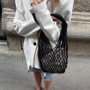 Women&#39;s Woven Tote Bags, Polyester Woven Shoulder Bags, Women&#39;s Summer Handbags, Vacation Shoulder Bag
