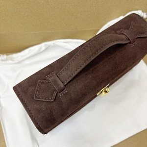 Clutch Bag, Women's Leather Top Handle Bag, Small Leather Tote Bag image 15