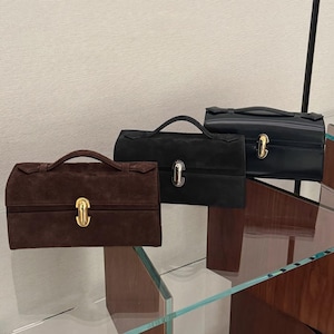 Pochette en cuir, Sac à main en cuir pour femme, Petit sac fourre-tout en cuir