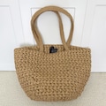 Lightweight Raffia-Look Tote Bag – Women’s Summer Shoulder Bag for Vacation & Beach, Rayon Raffia Bags product logo