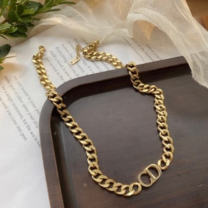 Cuban Link Luxury Necklace CD Gold