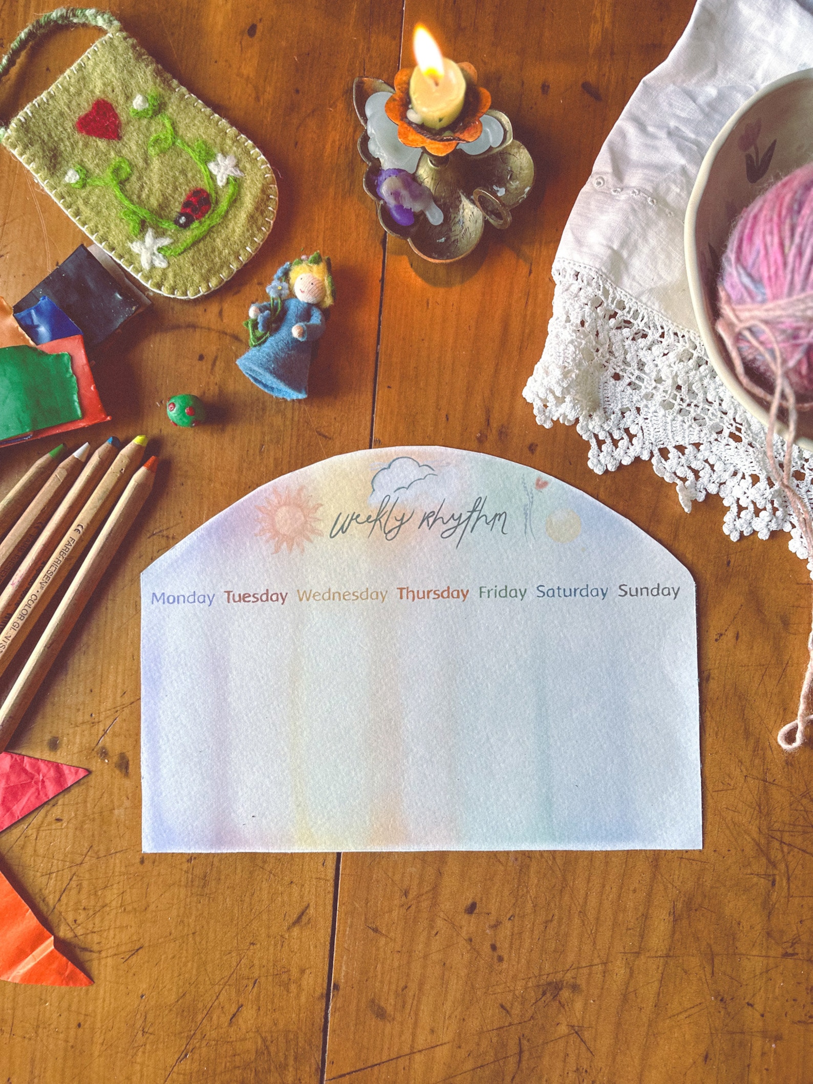 Days of the Week Learning Bundle, Perpetual Calendar (printable ...