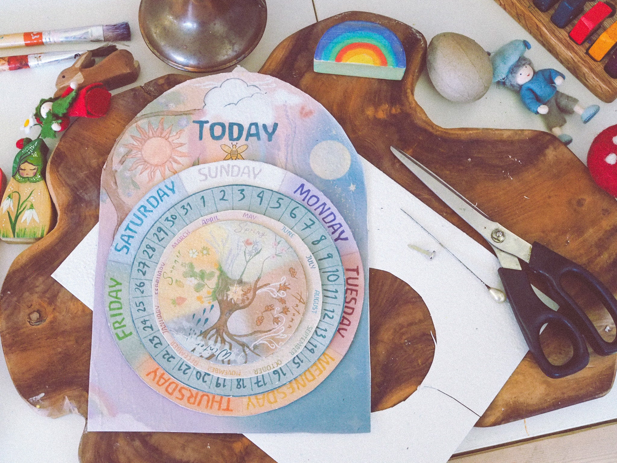 Days of the Week Learning Bundle, Perpetual Calendar (printable ...