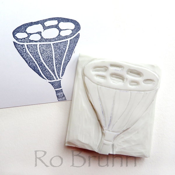 Hand lotus head stamp