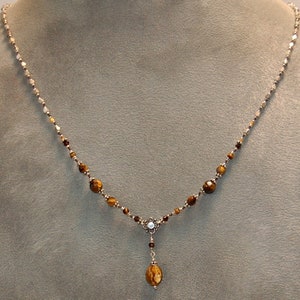 Hand Knotted Semi Precious Tiger's Eye Citrine and Bali - Etsy