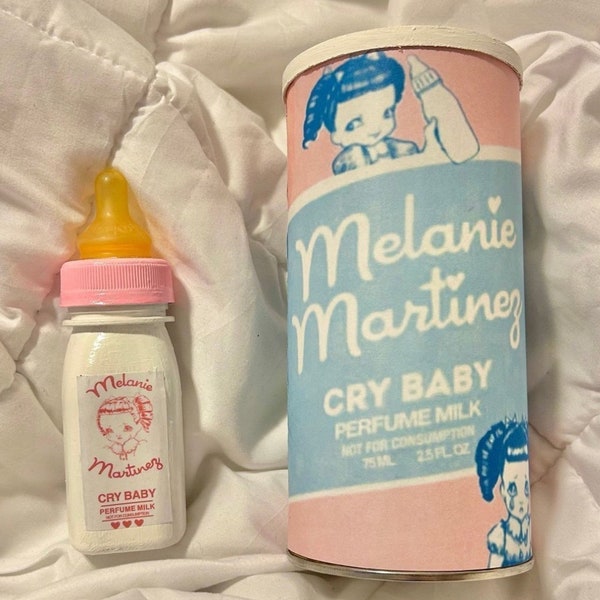 handmade crybaby perfume milk with cannister and confetti REPLICA