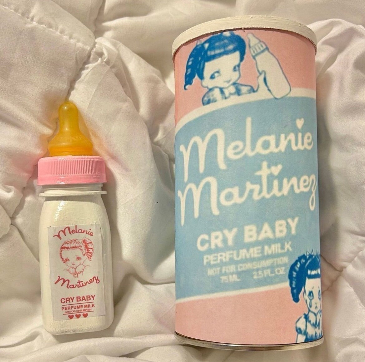Handmade Crybaby Perfume Milk With Cannister and Confetti REPLICA