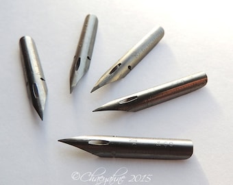 Leon Isaac es und Co Glucinum #2 Schreibpunkt NIB - Dip & Feather Quill Pens